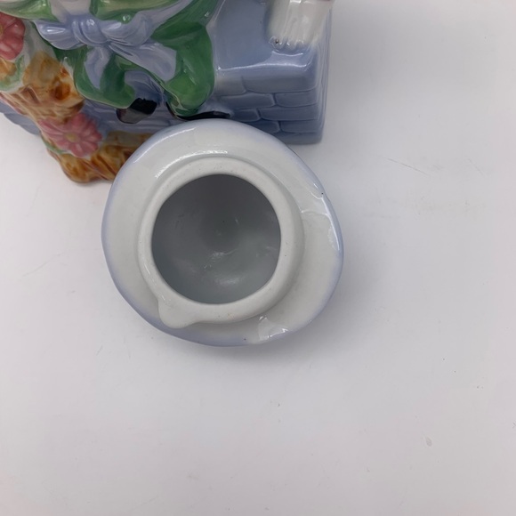 Decorative 16 Oz Humpty Dumpty VTG. Ceramic Teapot With Hat Lid & Handle FEITX - Picture 12 of 15